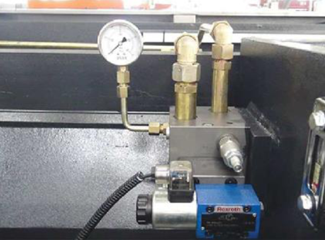 Nc Hydraulic Swing Beam Shearing Machine Hydraulic System